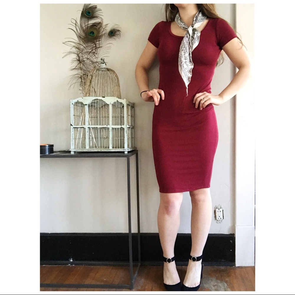atid ruby ribbed dress